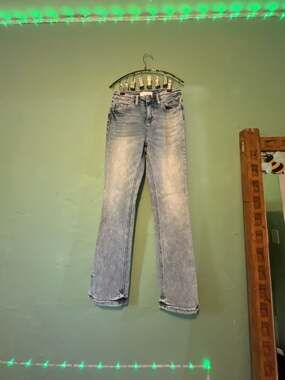 Vervet High Rise Acid Wash Bootcut Flare Jeans